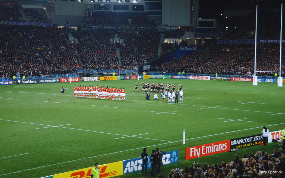 Les All Blacks en melee Coupe du monde Rugby 2011 